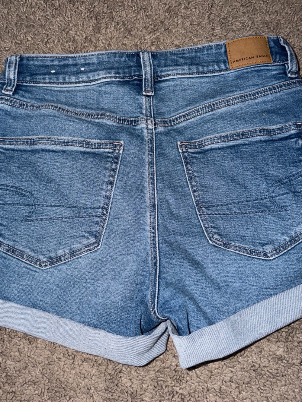 American eagle  Blue Denim Women’s Shorts - Picture 5 of 5